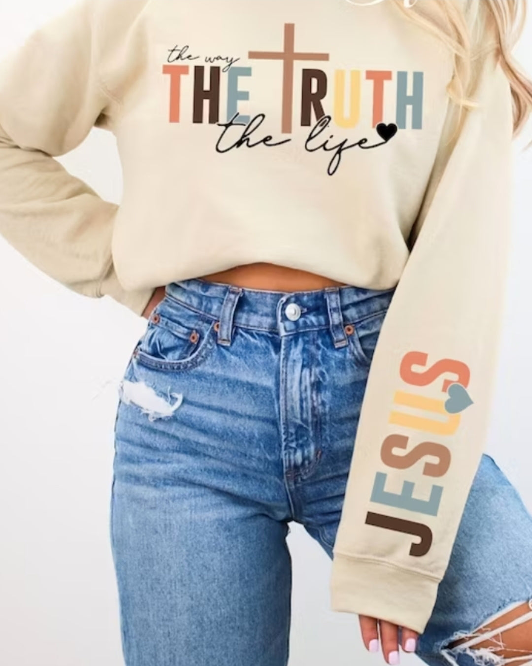 The Way, The Truth, The Life “Jesus” Hoodie