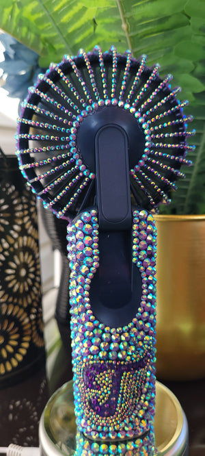 "Boss" Bling Fan w/ initial- Summer Sale