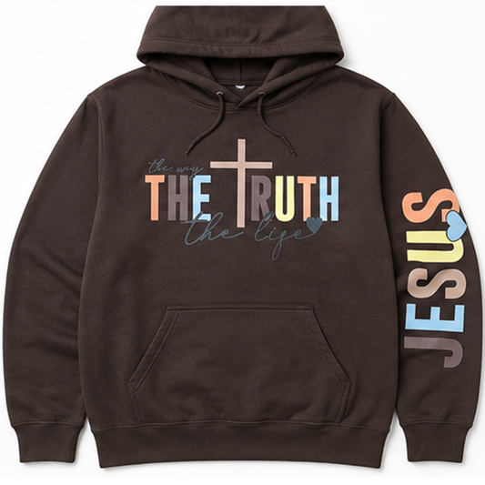 The Way, The Truth, The Life “Jesus” Hoodie