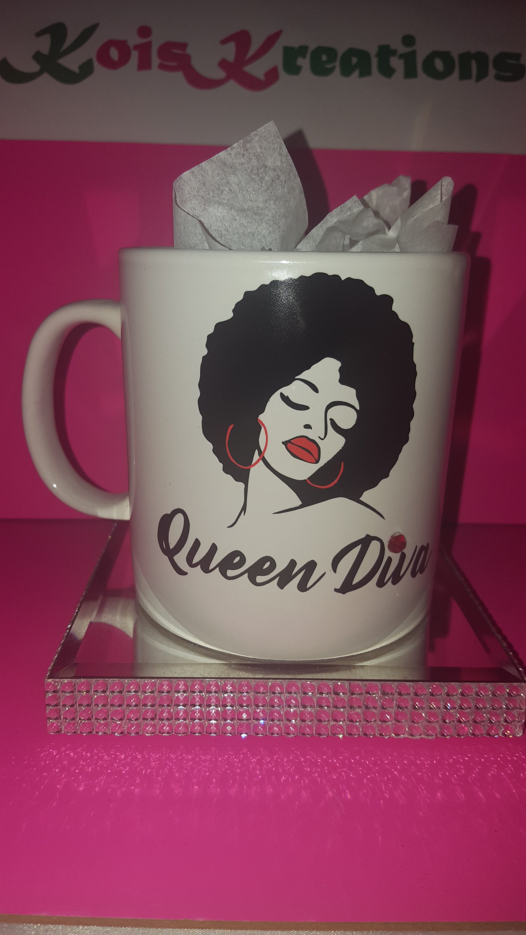 "Queen Diva" Mugg (20oz) - She is Blessed